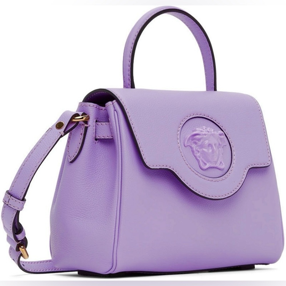 NWT VERSACE CalfSkin Medusa Top Handle Bag
